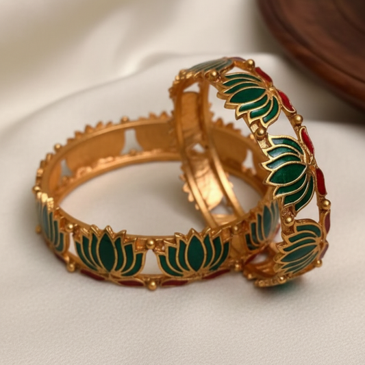 Noorika Green Lotus Kada